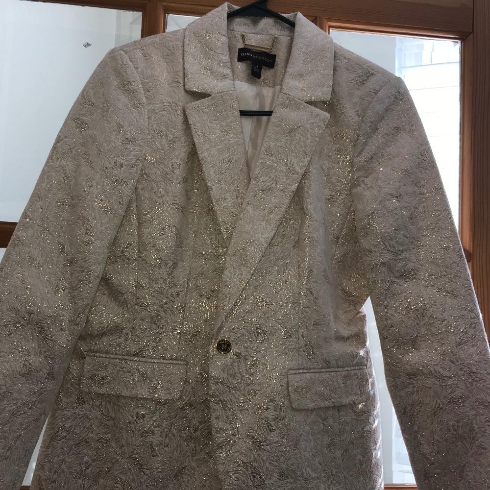 Gold and creme jacket